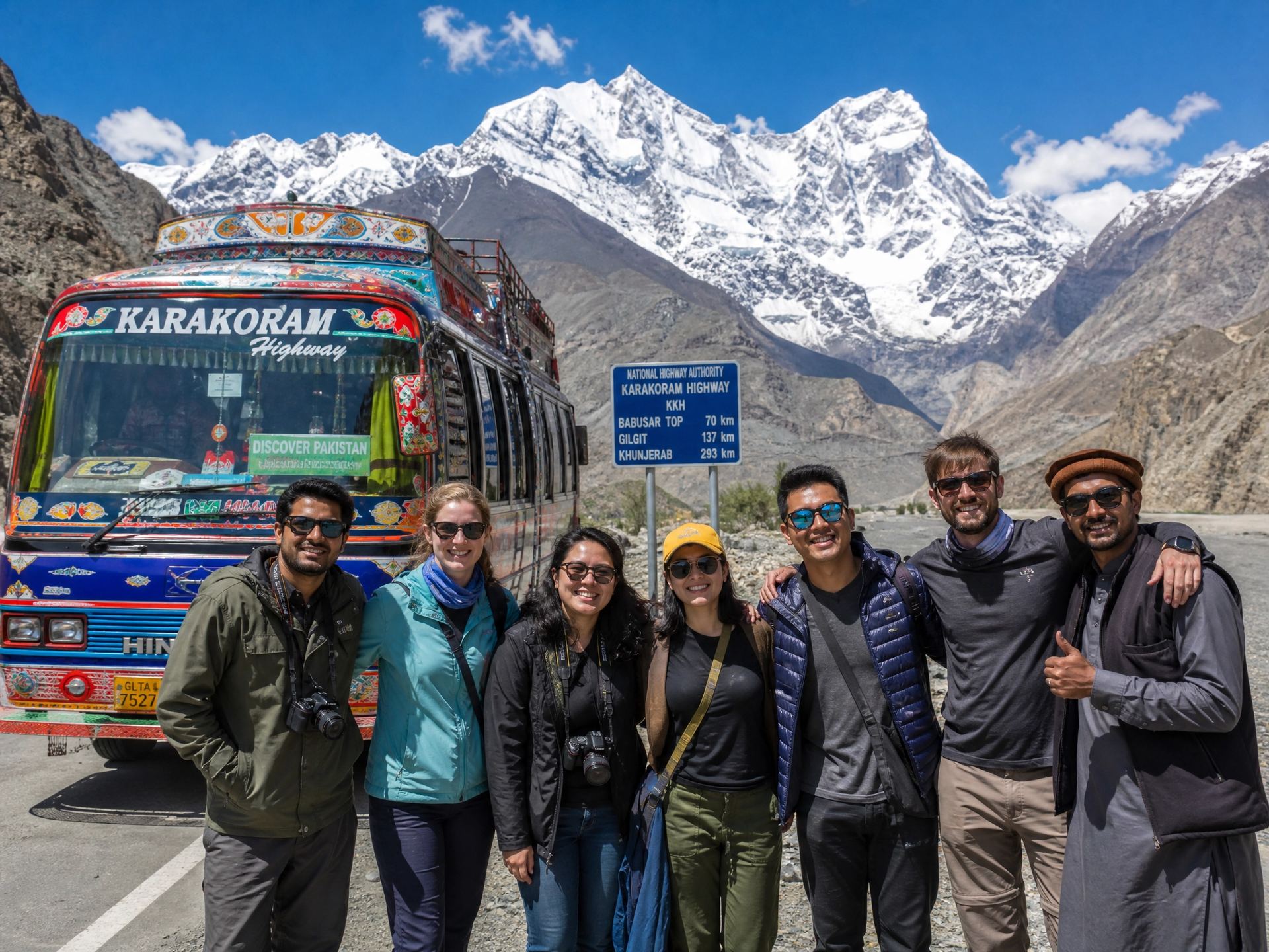 TripTribers group on Karakoram Highway