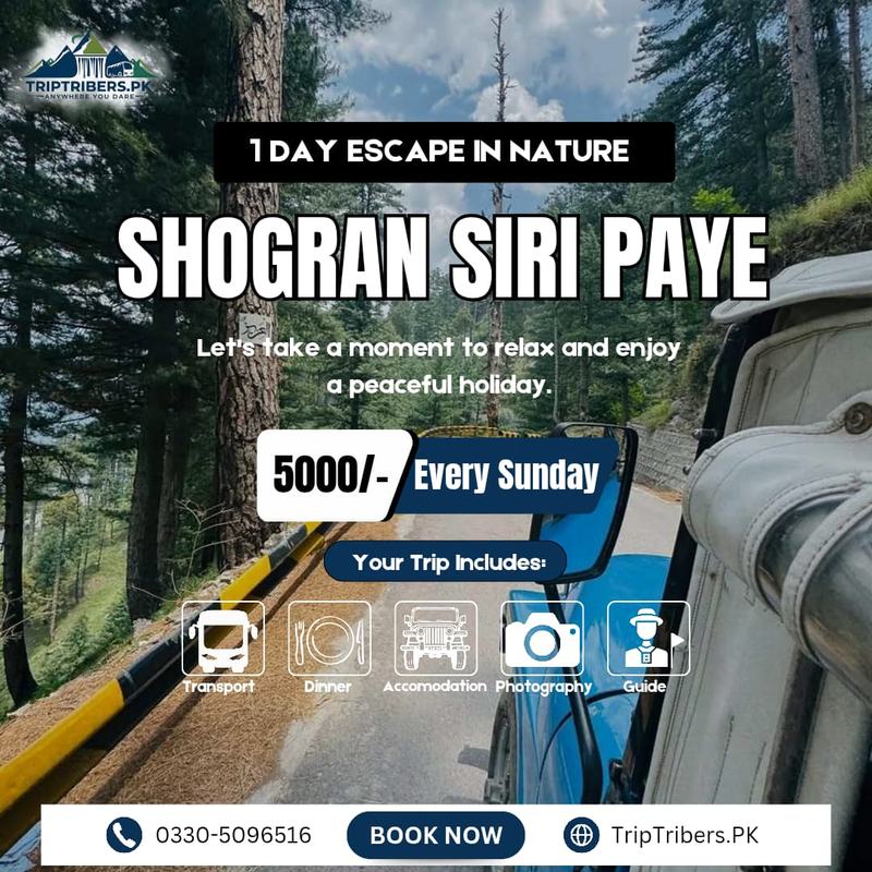 Shogran Siri Paye Trip Package